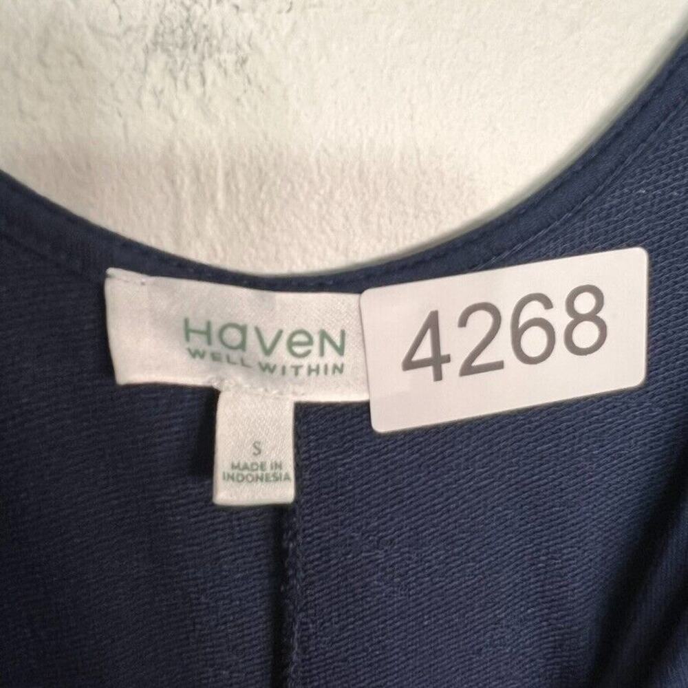 Haven Well Within Jumpsuit Womens Small Blue Modal French Terry Lagen Look - Picture 3 of 15